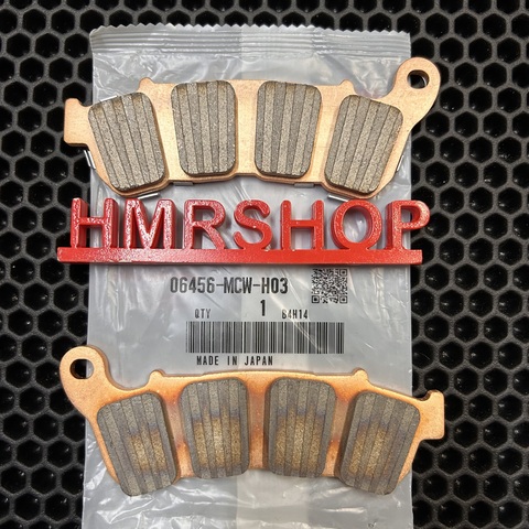 Honda Колодки тормозные передние VFR 1200 X VFR 800 левые 06456-MCW-H03 аналоги 2P308 06456-MCW-H02 06456-MCW-H01