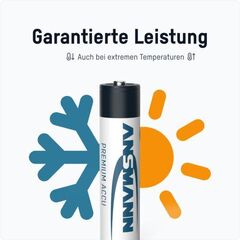 Аккумулятор ААА/NiMH ANSMANN 1.2V 1100mAh