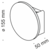 Бра Technical Parma C123-WL-02-3W-W