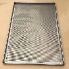 Противень алюмин. VALEX 600 х 400мм (1,5 мм) (борт: 20 мм под 90°)  SMLHJ-15D4060-90-Perf  ПЕРФ.
