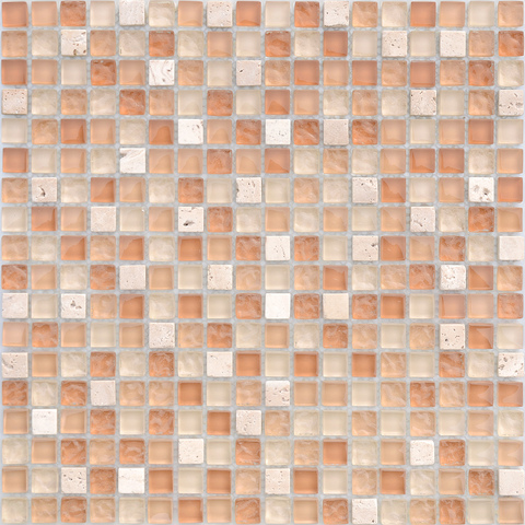 Мозаика LeeDo Caramelle: Naturelle - Olbia 30,5x30,5х0,8 см (чип 15x15x8 мм)