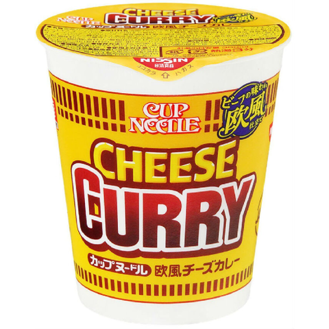 Лапша со вкусом карри и 4 видами сыра Nissin Cup Noodle Cheese Curry Noodle, 85 гр