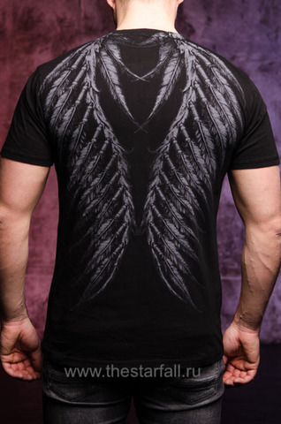 Affliction | Футболка мужская WICHITAWA A22346I спина