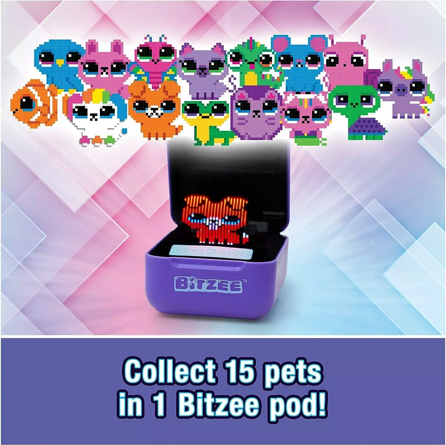 Интерактивная игрушка тамагочи Bitzee цифровой питомец Битзи