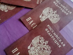 Вырезанные Вафельные Картинки для торта Паспорт (набор 4 шт, тонкая вафельная бумага)
