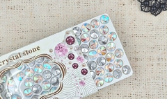 Стразы пришивные хрусталь, d 10 мм, AB