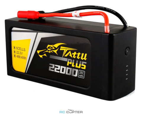 АКБ Gens Ace TATTU Plus 22000mAh 22.2V 25C 6S1P Lipo Battery Pack