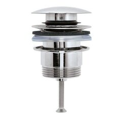 Duravit 0050527000 Сливной гарнитур | донный клапан для раковины с переливом (нержавеющая сталь шлифованная) фото