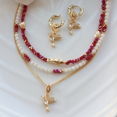 Набор для создания колье, чокера, цепочки и серег (в золотом цвете) НАБ007(м)