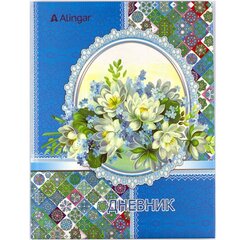 
          Дневник школьный Alingar 1-11 кл., 48л., 7БЦ, поролон, глиттер, ассорти, "Цветы-3"