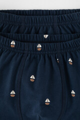 трусы/ уп  для мальчика  К 1912-2уп/индиго,кораблики