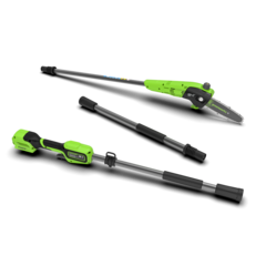 Высоторез-сучкорез Greenworks G24PS201 24V (20 см) аккумуляторный, без АКБ и ЗУ