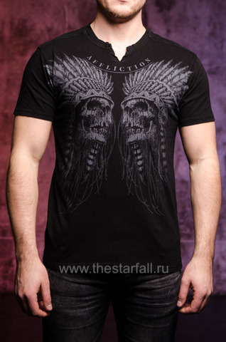 Affliction | Футболка мужская WICHITAWA A22346I перед