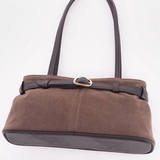 Сумка Саломея 215 эко-замша шоколад