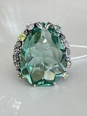 Чертополох (кольцо из серебра)