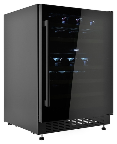 Винный шкаф Zugel ZCWI460DB черный
