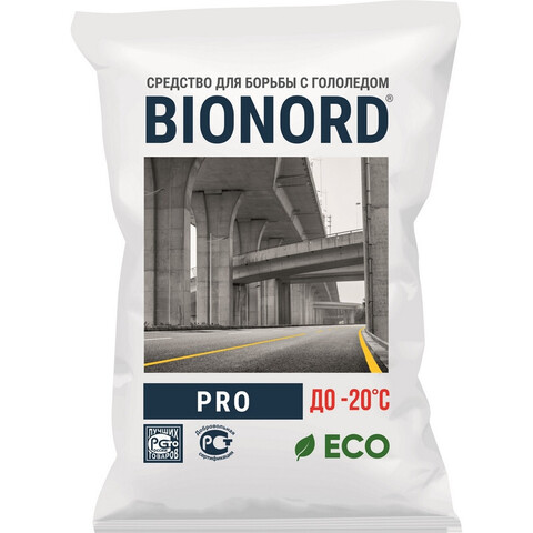 Реагент противогололедный Bionord Pro до -20С 23кг