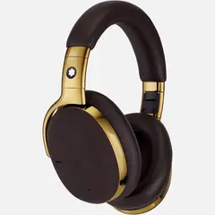 Закрытые смарт-наушники Montblanc MB 01 коричневого цвета
