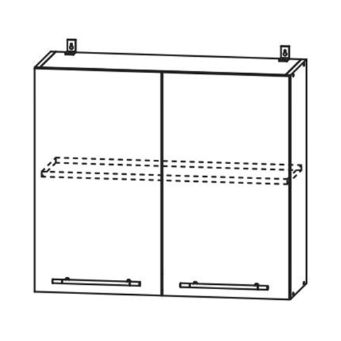 Кухня Страйп Шкаф верхний ШВ 800