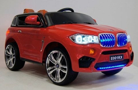 Детский электромобиль Rivertoys BMW X5 E002KX-RED красный