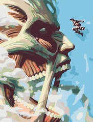 Картина по номерам Атака Титанов - Битва