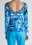 Топ из вискозы EMILIO PUCCI