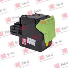 Тонер-картридж БУЛАТ s-Line 78C50Y0 для Lexmark CS421, CX421 (Жёлтый 1400 стр.)