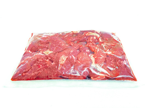 Биффстроганов из мраморной говядины, 600г, ВУ, ПОРЦ, ROSSO