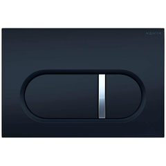 Aquatek KDI-0000045 KDI-0000045 (016D) Панель смыва Черная (клавиши прямоугольные) фото