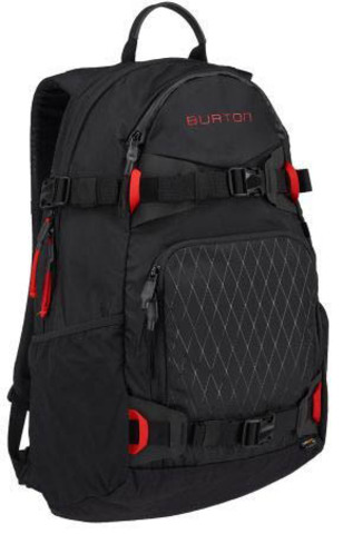 Картинка рюкзак для сноуборда Burton Riders 25L True Black - 1