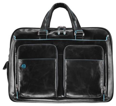 Сумка Piquadro Blue Square, чёрный, кожа натуральная (CA2765B2/N)