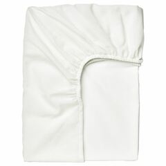 Простыня на резинке IKEA TAGGVALLMO (ТАГГВАЛЛЬМО), Белый, 90х200 см