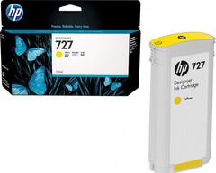 Картридж HP B3P21A №727 с желтыми чернилами для HP DesignJet T920/T1500, 130 мл