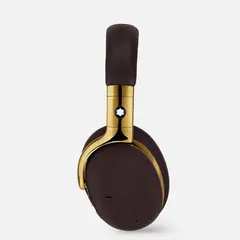 Закрытые смарт-наушники Montblanc MB 01 коричневого цвета