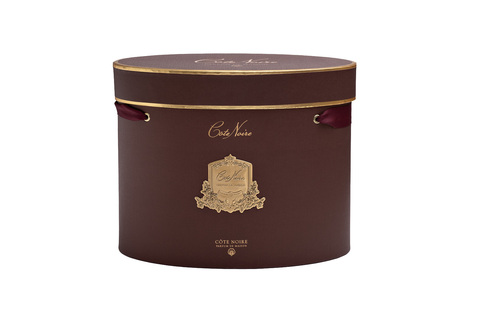 Букет роз ароматизированный и 2 спрея 10мл Cote Noire Oval Red в вазе