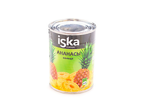 Ананасы консервирванные Iska, 580мл