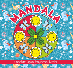 Mandala. Uşaqlar üçün boyama kitabı (mavi)