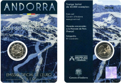 2 евро Андорра- Кубок мира по горнолыжному спорту. 2019 год