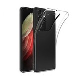 Силиконовый чехол TPU Clear case (толщина 1.0 мм) для Samsung Galaxy S21 Ultra (Прозрачный)