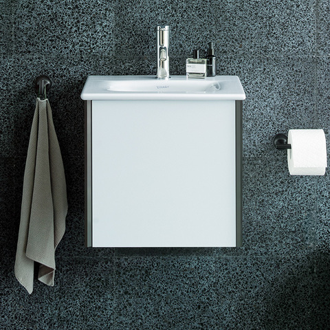 Duravit XViu Тумба подвесная 510x420х397мм под раковину # 234453, 1 выдвижное отделение, цвет: белый глянцевый XV40310B222