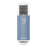 Флешка 16 GB USB 2.0 SmartBuy V-Cut (Синий)