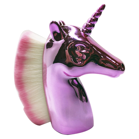 Кисть-единорог для удаления опила Розовая, 