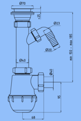 Сифон Ани Грот 1 1/2