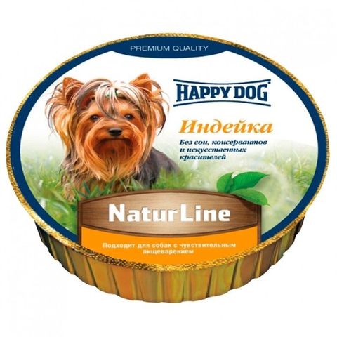 Happy Dog влажный корм ламистер для собак (индейка, нежный паштет) 85г