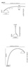 Торшер Pluma White
