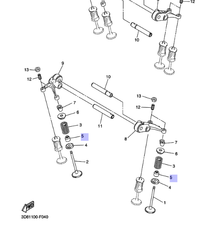 Колпачок маслосъёмный Yamaha 5H0121190000