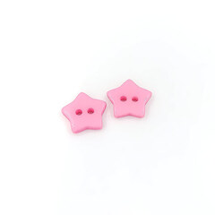 Пуговицы/пластик на прокол/К 1848 розовый