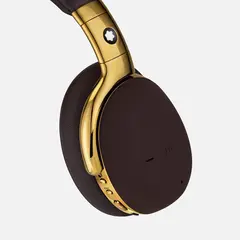 Закрытые смарт-наушники Montblanc MB 01 коричневого цвета