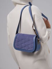 Сумка замшевая Deboro 30791 сиреневый закат