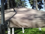 Зонт от солнца на боковой опоре Luxe 3 м Beige